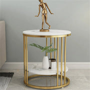 Large Marble Coffee Table Simple Side Table Apartment Living Room Cocktial Table