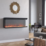 Electric Fireplace Panoramic Media Fire 40-70in Standing Insert LED Fireplace