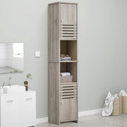 Grey Oak Bathroom Range Set Under Sink Mirror Cabinet Furniture Storage Cupboard