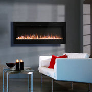 50'' LED Electric Fireplace Inset Wall Mounted Fire Flame Heater Living Room New