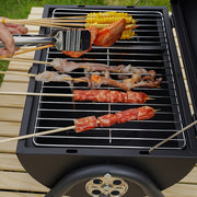 Portable Grill Camping BBQ Garden Barbecue Smoker Burner Charcoal Tabletop Grill
