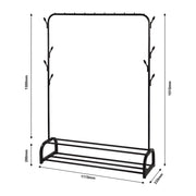 Clothes Rail Rack Heavy Duty Garment Hanging Display Stand Shoes Storage Shelves