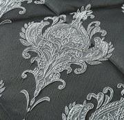 3 Pcs Bedspread Jacquard Quilted Heavy Comforter Bedding Set Bed Throw & Pillows