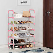 Narrow Shoe Rack Tower Storage Shelf Tall Footwear Stand Entryway Tidy Organiser