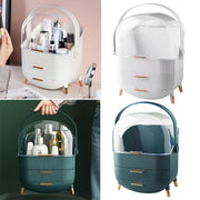 Dressing Table Storage Box Make-up Organizer Cosmetics Drawer Cases with Handle