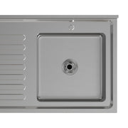 Catering Sink Stainless Steel Kitchen Cabinet Cupboard Single Bowls Drainer Unit