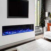 Electric Fireplace Panoramic Media Fire 40-70in Standing Insert LED Fireplace