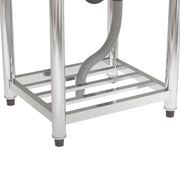 Stainless Steel Kitchen Sink Catering Single Bowl W/ Storage Shelf Drainer Units