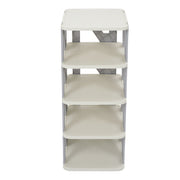 Narrow Shoe Rack Tower Storage Shelf Tall Footwear Stand Entryway Tidy Organiser