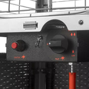 Pyramid Flame Tower Outdoor Gas Patio Heater - Grey Rattan