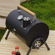 Portable Grill Camping BBQ Garden Barbecue Smoker Burner Charcoal Tabletop Grill