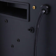 Electric Fireplace Inset Heater Log Effect Led Flame Remote Control Living Room