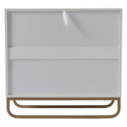 Nordic Storage Cabinet Cupboard Dual Doors Sideboard Console Table Bedroom Stand