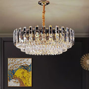 40/60/80cm Raindrop Crystal Chandelier Pendant Ceiling Light Restaurant Kitchen