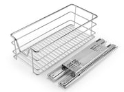 PULL OUT WIRE STORAGE BASKETS CUPBOARD KITCHEN LARDER 300 400 500 600 800 900mm