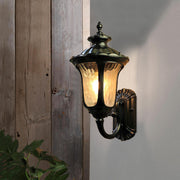 Black Rust Proof Traditional Coach House Wall Garden Outside Lantern Light IP44