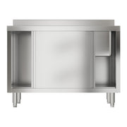 Catering Sink Stainless Steel Kitchen Cabinet Cupboard Single Bowls Drainer Unit