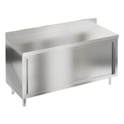 2-5ft Commercial Stainless Steel Food Prep Work Table Bench Kitchen Unit Cabinet