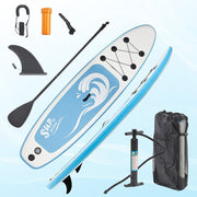 10ft Inflatable Paddle Board SUP Surfboard Stand Up Water Float w/ Accessories