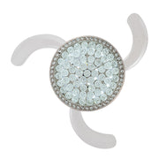 Chic LED Ceiling Fan Modern Chandelier Lamp Living Room Bedroom Pendant Light