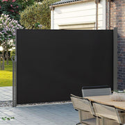 4/8M Garden Retractable Deck Side Awning Screen Fence Privacy Divider Sun Shades