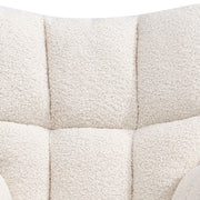 Nursing Rocking Chairs Teddy Velvet Rocker Armchair with Pocket Living Room Sofa