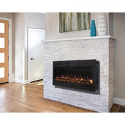 40/50/60/70/80/100'' Insert/ Wall Mounted LED Fireplace Wall Inset Into Fire NEW