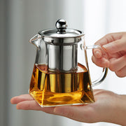 Clear Glass Teapot Kettles Tea Pot with Removable Infuser Jugs 350/550/750/950ML