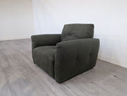 Nicoletti Mesa Forest Green Fabric Armchair RRP £1199