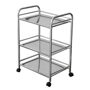 3 Tier Kitchen Trolley Bathroom Storage Portable Home Rack Holder with Wheels UK