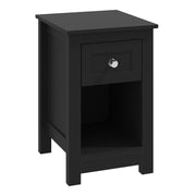 Nightstand Storage Shelf Wood Bedside Table Cabinet Side End Coffee Tea Table UK