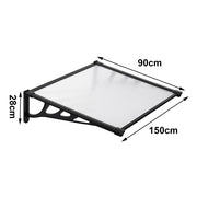 Door Canopy Awning Shelter Outdoor Patio Porch Front Back Window Roof Rain Cover