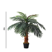 2ft-6FT Large Artificial Palm Tree Indoor Outdoor Potted Plant Home Office Decor
