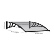 Door Canopy Awning Back Front Window Roof Rain Cover Porch Patio Outdoor Shelter