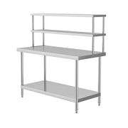 Commercial Catering Work Top Table Stainless Steel Bench Kitchen Food Storage