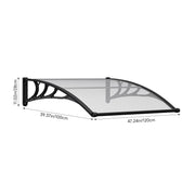 Door Canopy Awning Back Front Window Roof Rain Cover Porch Patio Outdoor Shelter