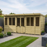 Total Sheds Pent Summer House Various Sizes Pressure Treated UK Manufactured