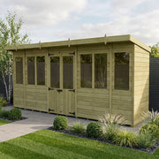 Total Sheds Pent Summer House Various Sizes Pressure Treated UK Manufactured