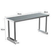 Commercial Catering Work Top Table Stainless Steel Bench Kitchen Food Storage