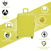 Hard Shell PC+ABS Cabin Suitcase 4 Wheel Travel Luggage Trolley Lightweight Case
