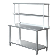 Commercial Catering Work Top Table Stainless Steel Bench Kitchen Food Storage