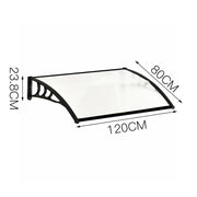 Door Canopy Awning Shelter Outdoor Patio Porch Front Back Window Roof Rain Cover