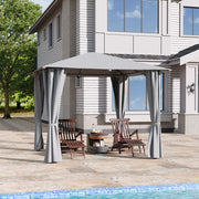 Aluminium Pergola Outdoor Garden Gazebos Summer Gazebo Large Canopy Patio Awning