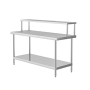 Commercial Catering Work Top Table Stainless Steel Bench Kitchen Food Storage