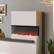 Electric Fireplace Panoramic Media Fire 40-70in Standing Insert LED Fireplace