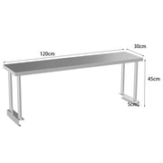 Commercial Catering Work Top Table Stainless Steel Bench Kitchen Food Storage