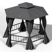 Aluminium Pergola Outdoor Garden Gazebos Summer Gazebo Large Canopy Patio Awning