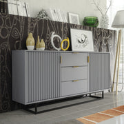 Loft Retro Industrial Modern Sideboard Vintage TV Unit Cabinet TV Stand