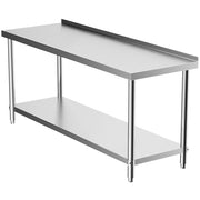 Commercial Catering Work Top Table Stainless Steel Bench Kitchen Food Storage