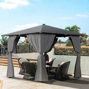 Aluminium Pergola Outdoor Garden Gazebos Summer Gazebo Large Canopy Patio Awning